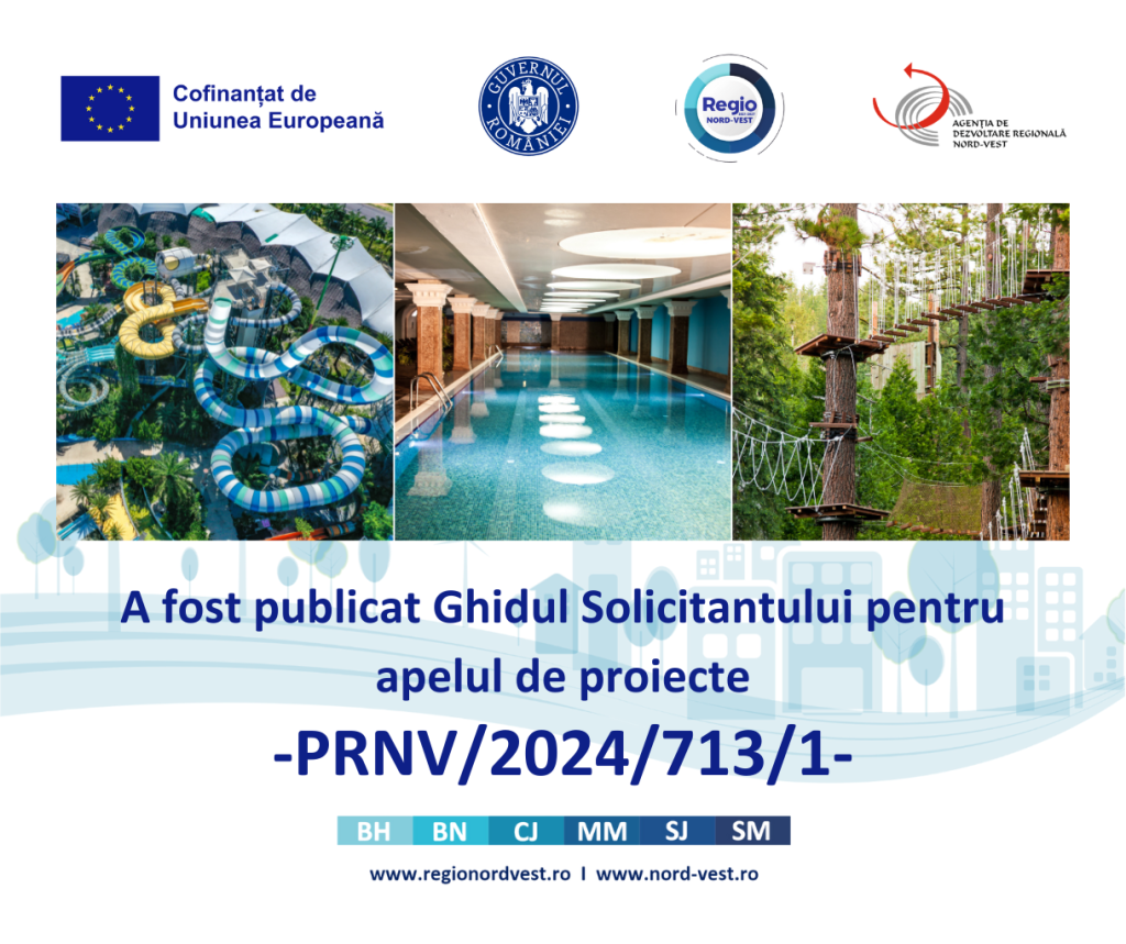Ghidul Solicitantului 713 – Dezvoltarea infrastructurii pentru turismul balnear și balneoclimatic, inclusiv îmbunătățirea accesului către resursele și obiectivele turistice (urban) a fost publicat astăzi, 20 martie 2024