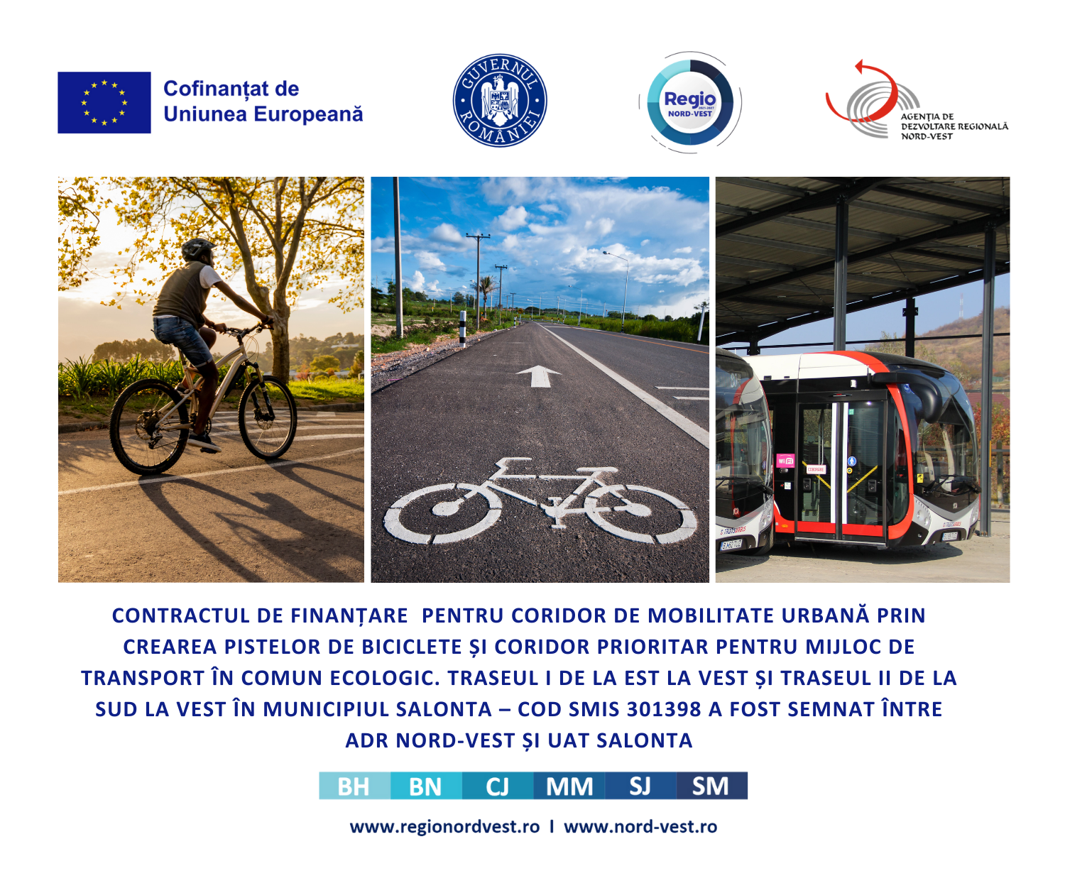 Salonta va avea noi piste de biciclete, sisteme de bike-sharing și o infrastructură de transport public modernă datorită unei finanțări în valoare de peste 15 milioane de euro în cadrul Programului Regional Nord-Vest 2021-2027